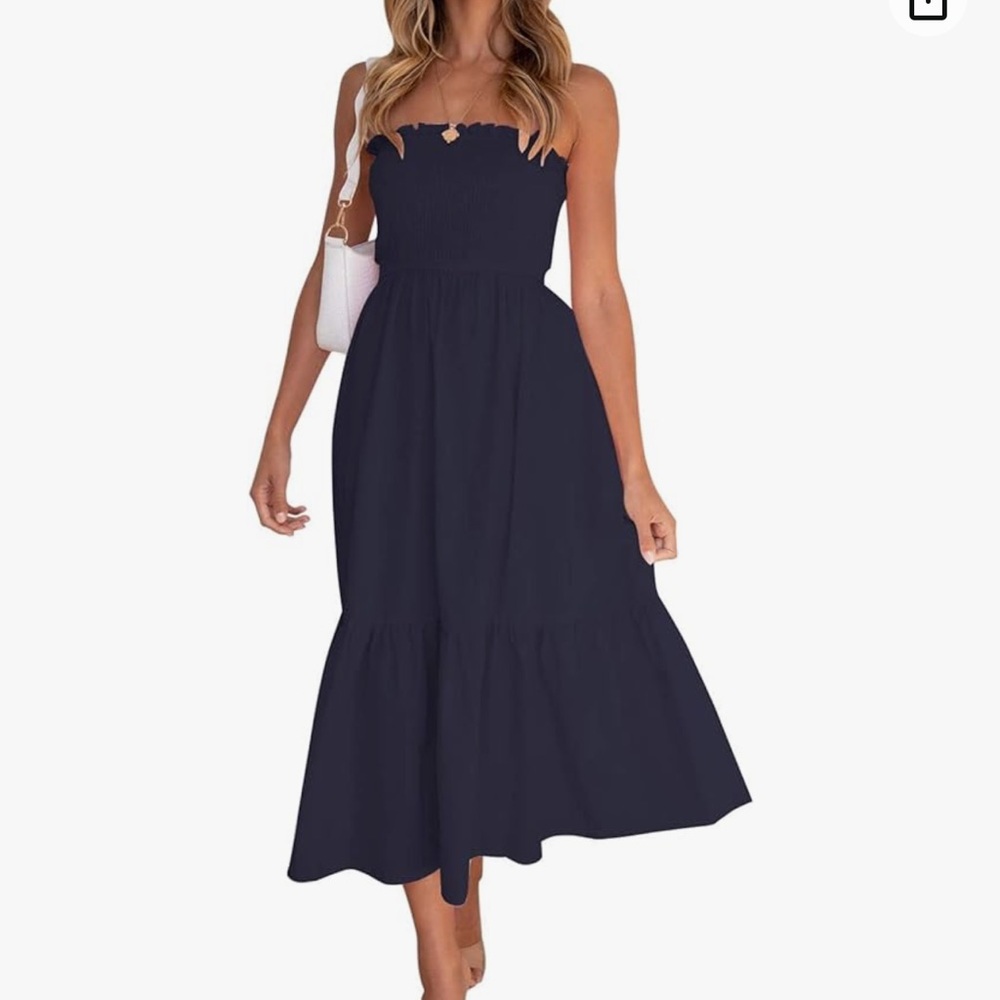 Amazon Strapless Maxi Dress